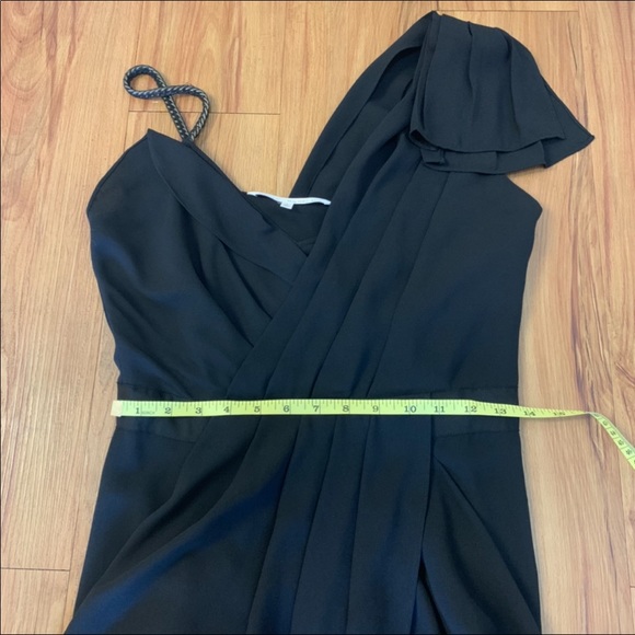RACHEL Rachel Roy Black Draped Cocktail Dress - Picture 10 of 11